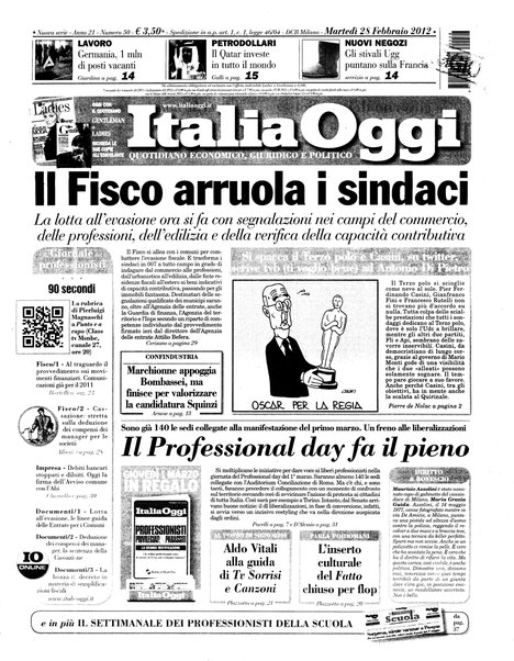 Italia oggi : quotidiano di economia finanza e politica